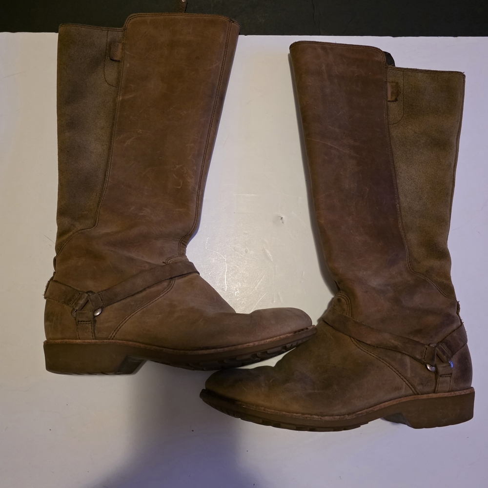 Teva Tall Brown Leather Boots